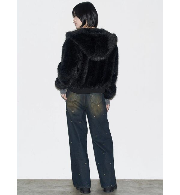 EMODA「フードフェイクファーブルゾン」|ブルゾン・スタジャン|