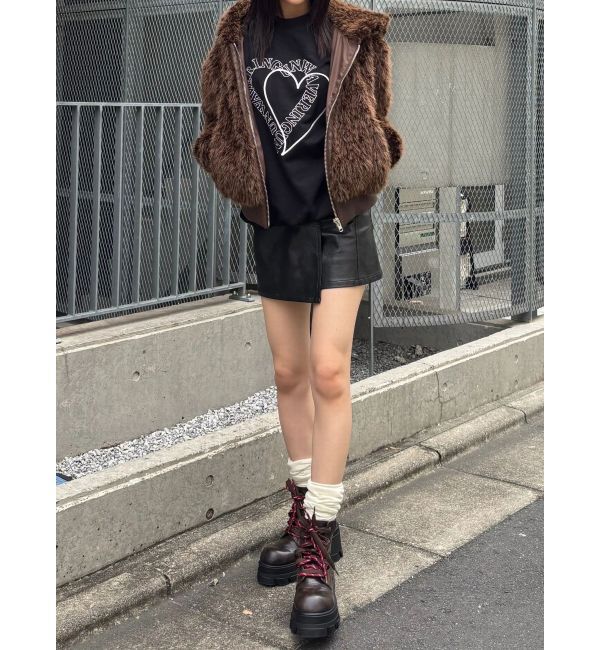 EMODA「フードフェイクファーブルゾン」|ブルゾン・スタジャン|