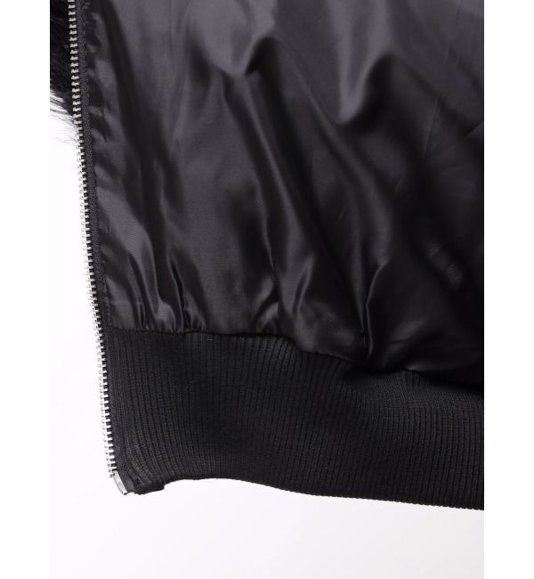 EMODA「フードフェイクファーブルゾン」|ブルゾン・スタジャン|