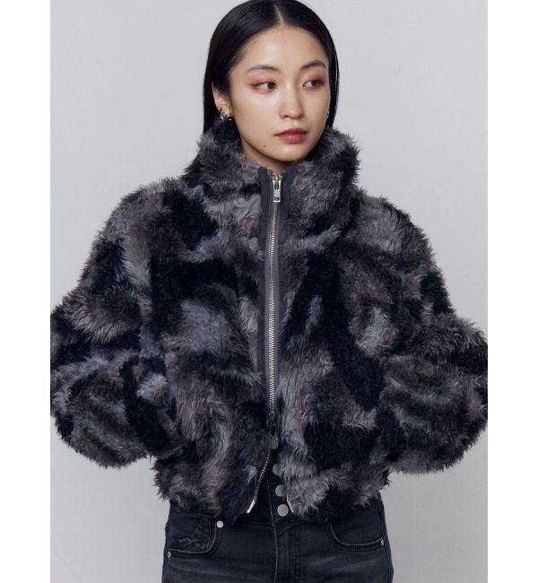 EMODA「シングルミニボアブルゾン」|ブルゾン・スタジャン|