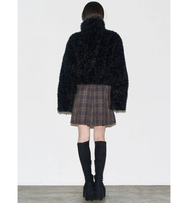 EMODA「シングルミニボアブルゾン」|ブルゾン・スタジャン|