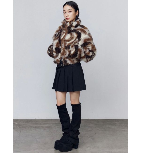 EMODA「シングルミニボアブルゾン」|ブルゾン・スタジャン|