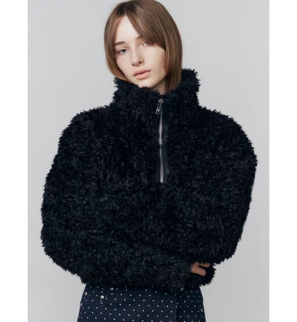 EMODA「シングルミニボアブルゾン」|ブルゾン・スタジャン|