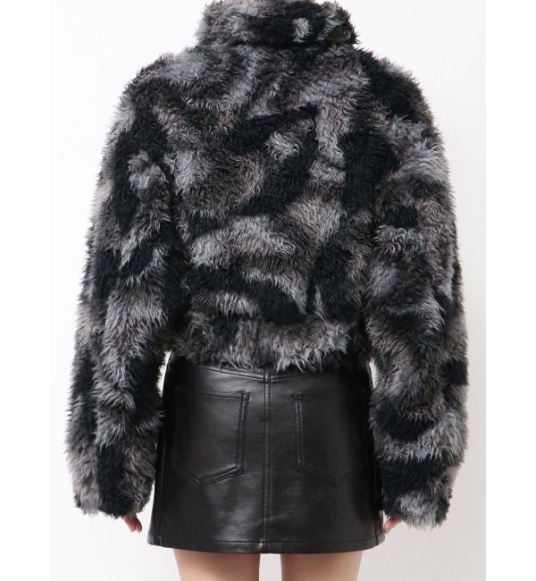 EMODA「シングルミニボアブルゾン」|ブルゾン・スタジャン|