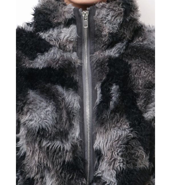 EMODA「シングルミニボアブルゾン」|ブルゾン・スタジャン|