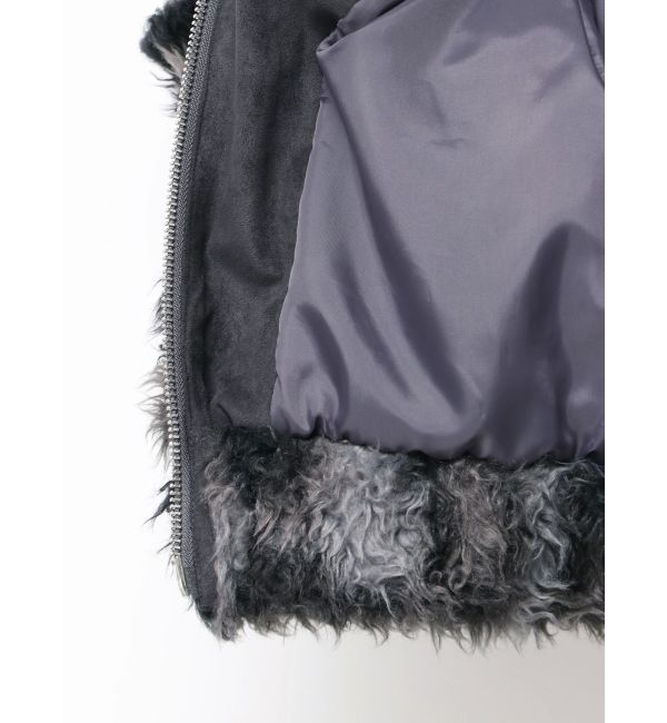 EMODA「シングルミニボアブルゾン」|ブルゾン・スタジャン|