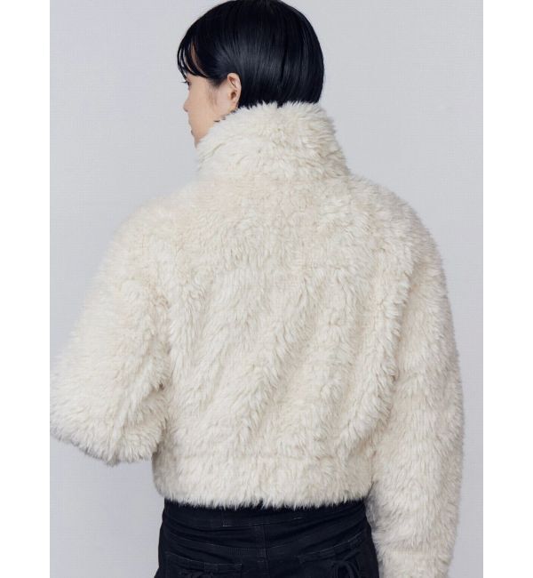 EMODA「シングルミニボアブルゾン」|ブルゾン・スタジャン|