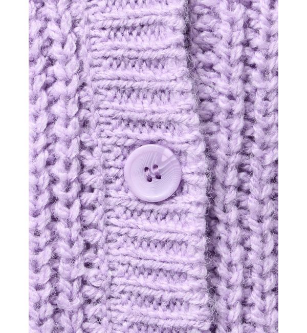 MERCURYDUO「ワッフルオーバーニットカーデ」|カーディガン|