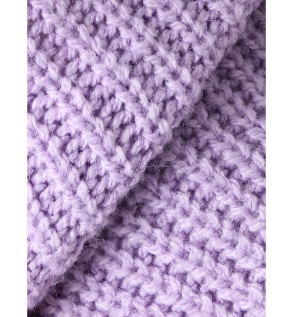 MERCURYDUO「ワッフルオーバーニットカーデ」|カーディガン|