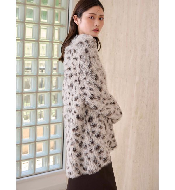 MERCURYDUO「ファーライクシャギーミドルカーディガン」|カーディガン|