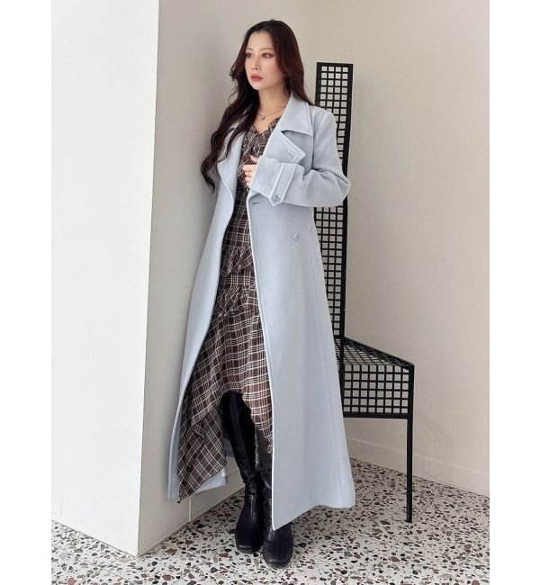 MERCURYDUO「ラッフルイレヘムロングワンピース」|ワンピース|