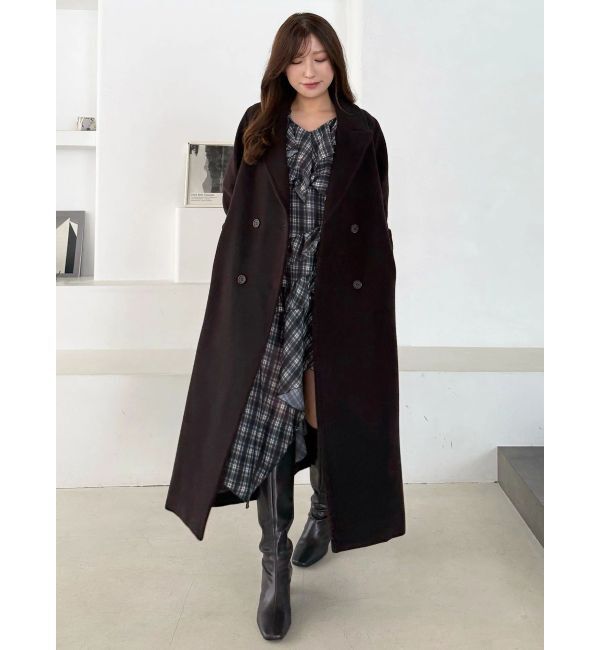 MERCURYDUO「ラッフルイレヘムロングワンピース」|ワンピース|