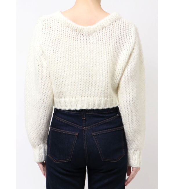 MERCURYDUO「ローゲージデザインボタンカーディガン」|カーディガン|