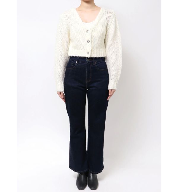 MERCURYDUO「ローゲージデザインボタンカーディガン」|カーディガン|