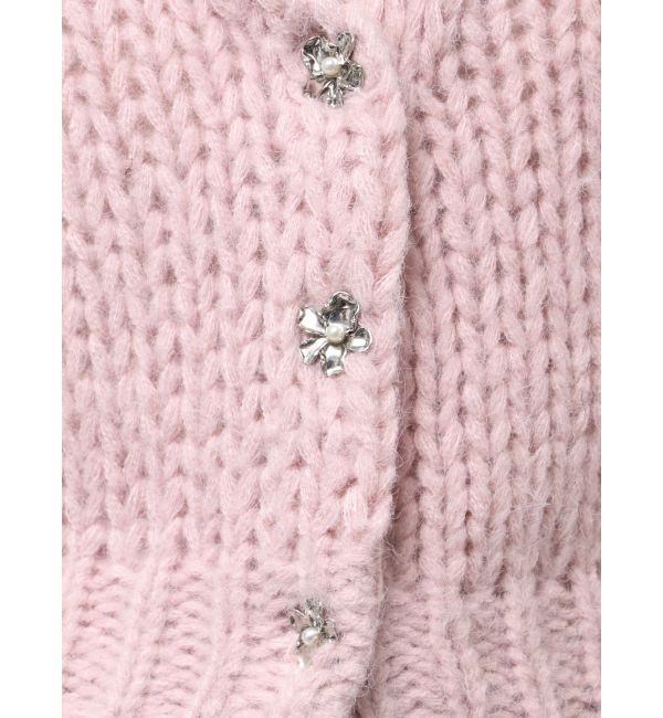 MERCURYDUO「ローゲージデザインボタンカーディガン」|カーディガン|