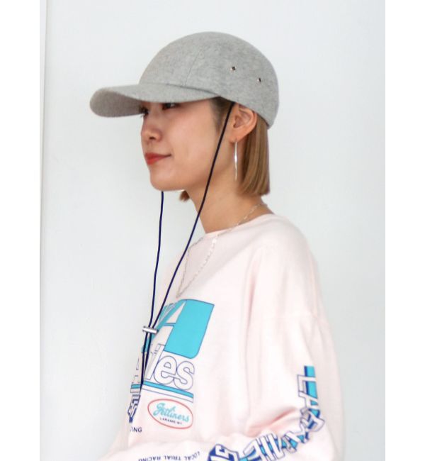 Ungrid「起毛ジェットキャップ」|キャップ・キャスケット|ライトグレー