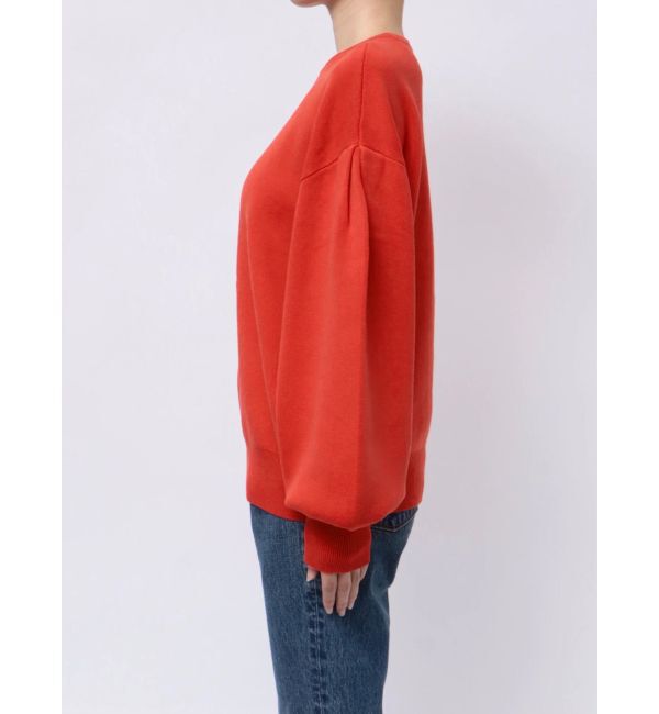 Ungrid「【WEB限定】スリーブタックスウェットライクルーズニット」|ニット・セーター|