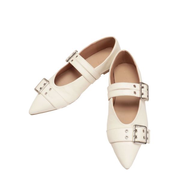 Ungrid「ベルトデザインポインテッドシューズ」|パンプス|