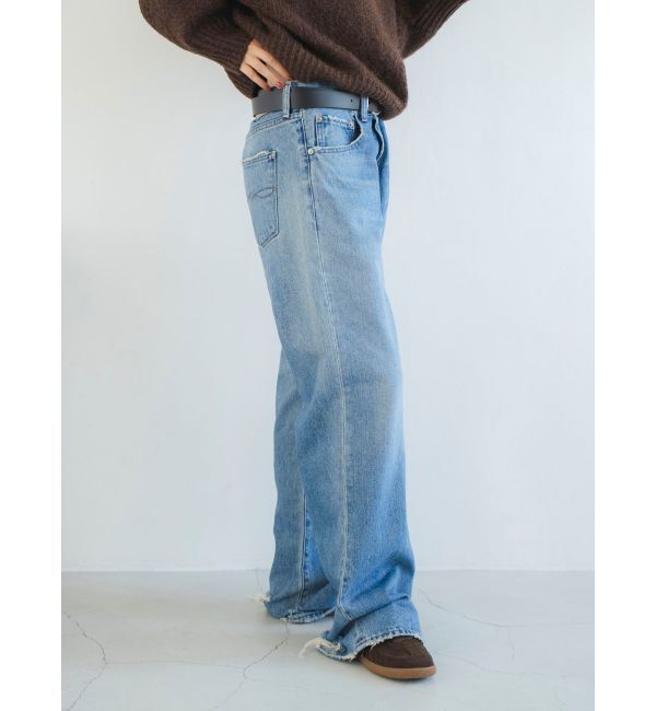 Ungrid「ヴィンテージルーズストレートデニム」|デニム|