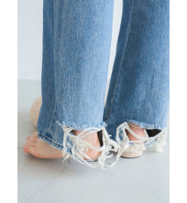 Ungrid「ヴィンテージルーズストレートデニム」|デニム|