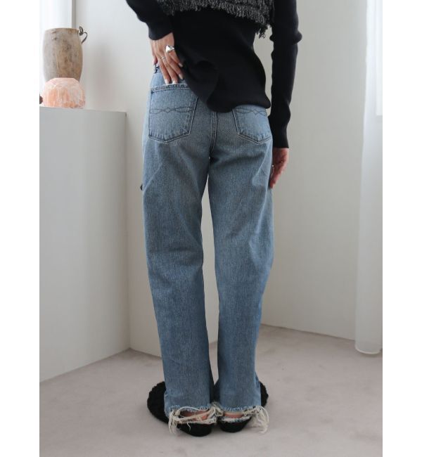 Ungrid「ヴィンテージルーズストレートデニム」|デニム|