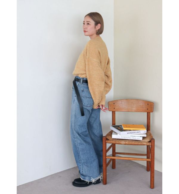 Ungrid「ヴィンテージルーズストレートデニム」|デニム|