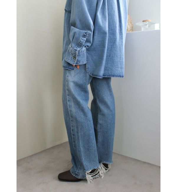 Ungrid「ヴィンテージルーズストレートデニム」|デニム|