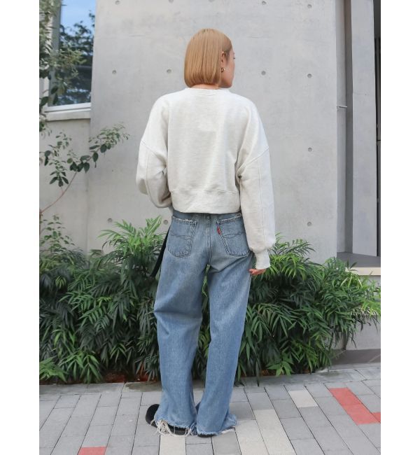 Ungrid「ヴィンテージルーズストレートデニム」|デニム|