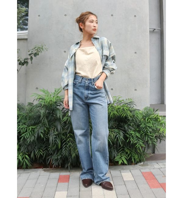 Ungrid「ヴィンテージルーズストレートデニム」|デニム|