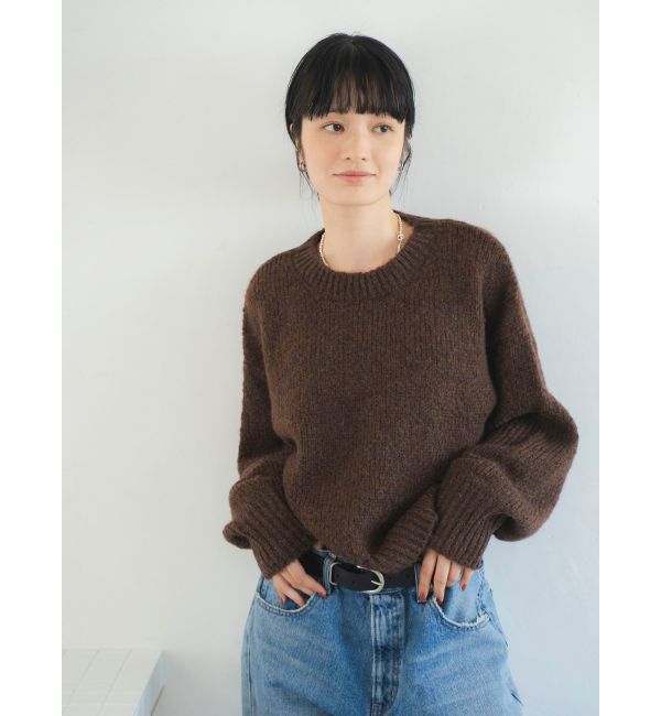Ungrid「カラーモヘヤ混ルーズニット」|ニット・セーター|