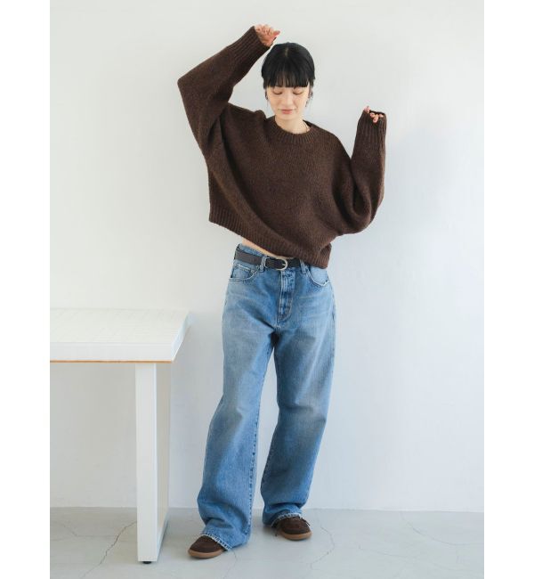 Ungrid「カラーモヘヤ混ルーズニット」|ニット・セーター|