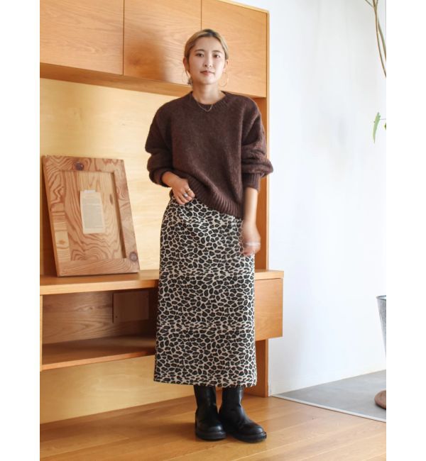 Ungrid「カラーモヘヤ混ルーズニット」|ニット・セーター|