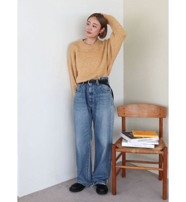 Ungrid「カラーモヘヤ混ルーズニット」|ニット・セーター|