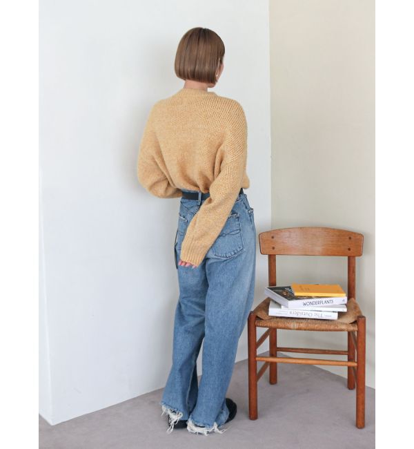 Ungrid「カラーモヘヤ混ルーズニット」|ニット・セーター|