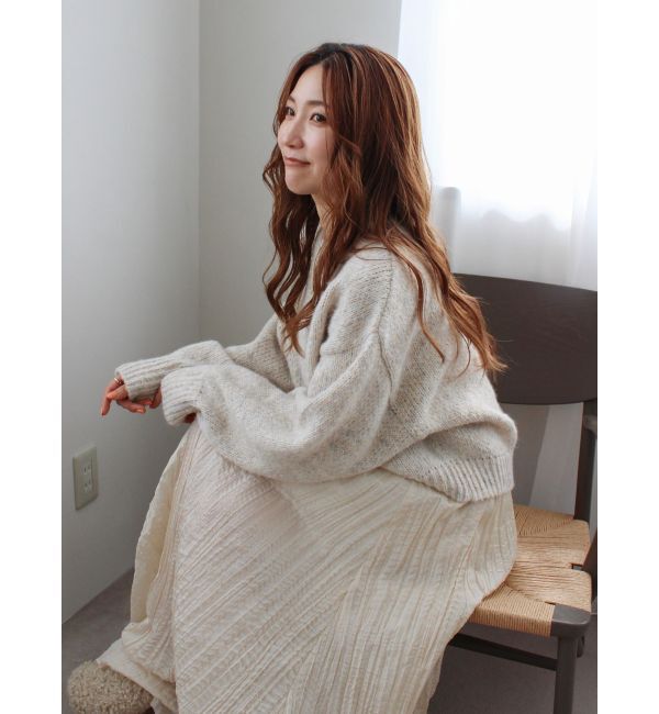 Ungrid「カラーモヘヤ混ルーズニット」|ニット・セーター|