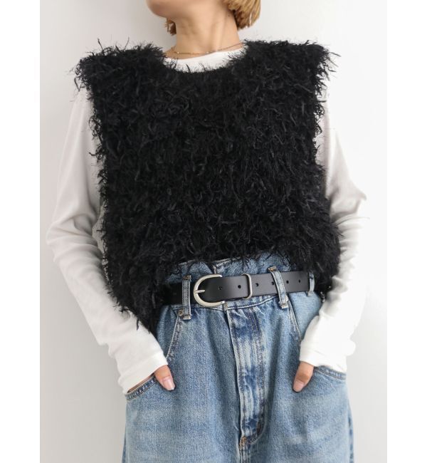 Ungrid「ウエストデザインルーズデニム」|デニム|