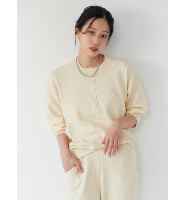 Ungrid「ミニループヤーンルーズニット」|ニット・セーター|