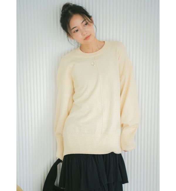 Ungrid「ミニループヤーンルーズニット」|ニット・セーター|
