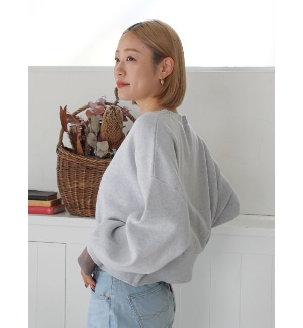 Ungrid「コットン混ショートルーズニット」|ニット・セーター|