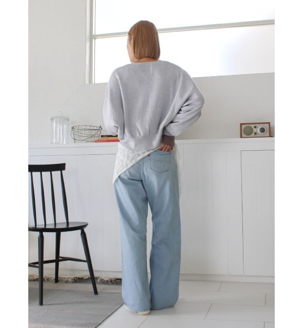 Ungrid「コットン混ショートルーズニット」|ニット・セーター|