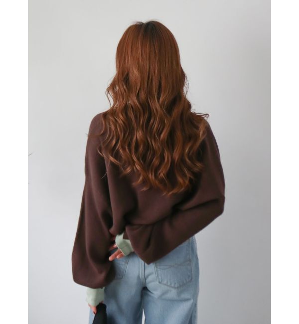 Ungrid「コットン混ショートルーズニット」|ニット・セーター|