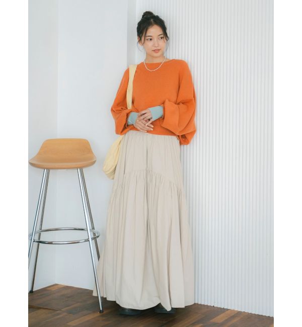 Ungrid「コットン混ショートルーズニット」|ニット・セーター|