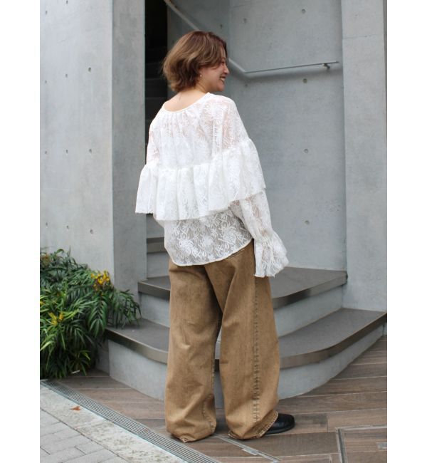 Ungrid「フリルデザインブラウス」|シャツ・ブラウス|