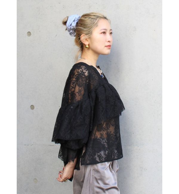 Ungrid「フリルデザインブラウス」|シャツ・ブラウス|