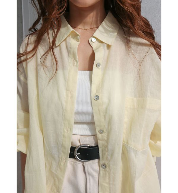 Ungrid「シアールーズシャツ」|シャツ・ブラウス|