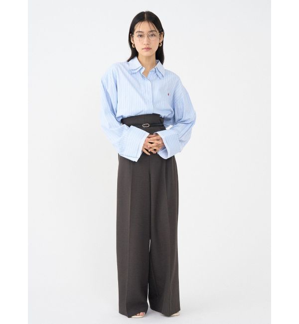 LAGUNAMOON「バイカラーベルトパンツ」|その他|