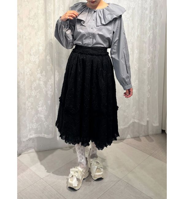 merry jenny「バルーンカラーブラウス」|シャツ・ブラウス|