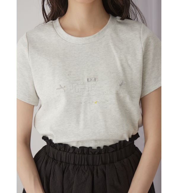 merry jenny「PONY PONY Tee」|Tシャツ・カットソー|グレー