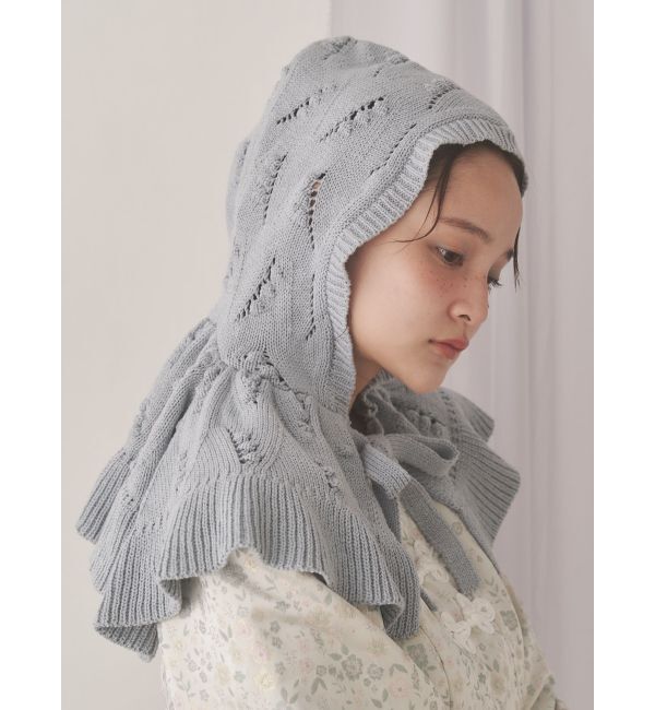 merry jenny「ケープカラーニットフーディー」|その他|