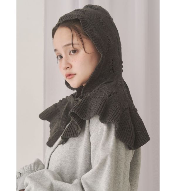 merry jenny「ケープカラーニットフーディー」|その他|